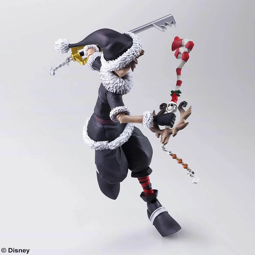 Kingdom Hearts II Bring Arts Action Figure Sora Christmas Town Ver. 15 cm